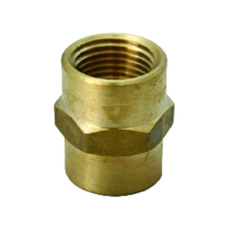 JMF 3/4 in. FPT X 3/4 in. D FPT Brass Coupling 4505210
